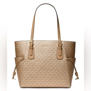 Michael Kors Logo Voyager East West Large  Tote